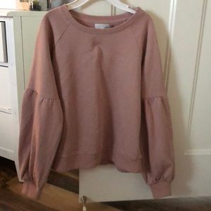 Pink Dressy Sweatshirt